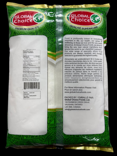 GLOBAL - CHOICE WHITE CANE SUGAR - 10LBS